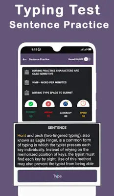 Typing Speed Test -Typing Game android App screenshot 0